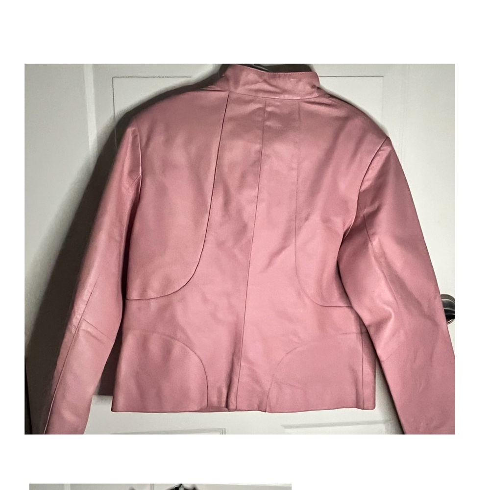 Pink Leather Jacket - Picture 3 of 5